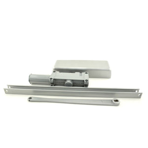 LCN 4013TSTDALLH Left Hand Size 3 Surface Mounted Pull Side Smoothee Heavy Duty Track Door Closer with TBSRT Thru Bolts 689 Aluminum Finish Sparrow Supply