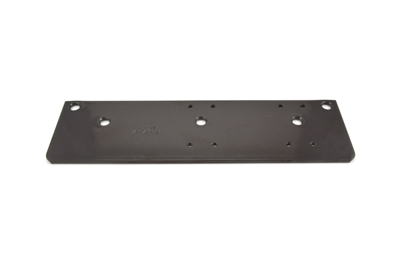 LCN 4040XP18DKBRZ Hinge Side Mount Drop Plate for Top Rail Less Than 3-3/4" for 4040XP Series 695 Dark Bronze Finish Sparrow Supply