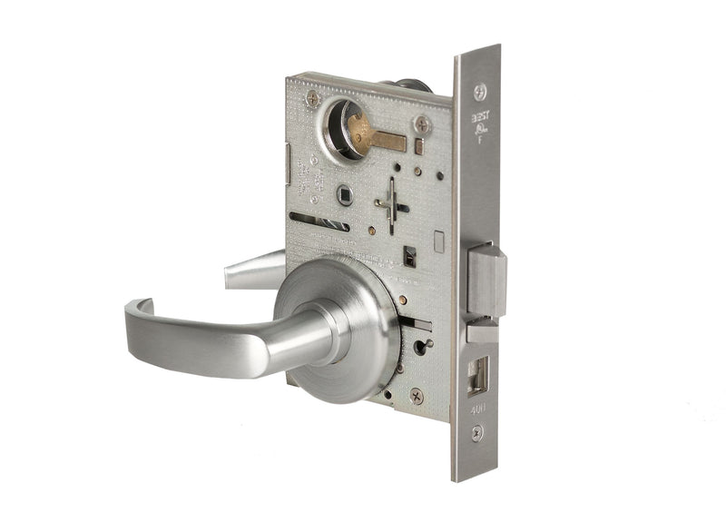 Best 45H7A14H Mortise Lock - Satin Chrome Sparrow Supply
