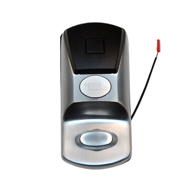Dormakaba 48SEU26 Nova-D Standalone RFID Proximity Deadbolt with Bluetooth Low Energy Enabled; Electronic Lock Override (ELO); Ultra Satin Chrome Finish (U26) Sparrow Supply