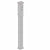 Von Duprin 4954287 7' 2" Steel Mullion with 299 Strike Prep; 689 Aluminum Finish Sparrow Supply