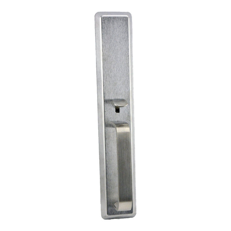 ASSA Abloy Accentra 635F630 Dummy Trim Pull with Thumbpiece Exit Device Trim US32D (630) Satin Stainless Steel Finish Sparrow Supply