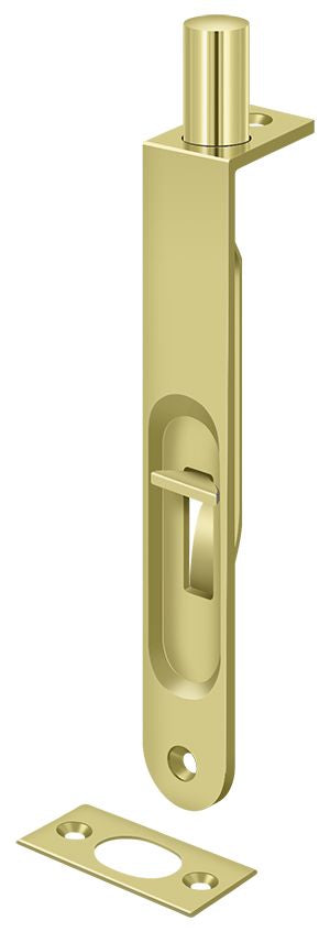 Deltana 6FBR3 Flush Bolts - Brass Sparrow Supply