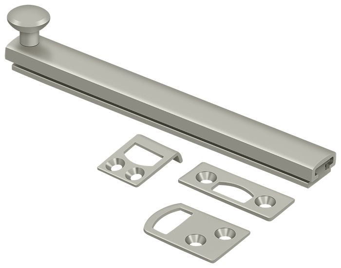 Deltana 6SBCS15 Surface Bolts - Satin Nickel Sparrow Supply