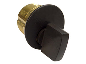 Ilco 716110B 1" Turn Knob Mortise Cylinder with Adams Rite Cam Oil Rubbed Bronze Finish Sparrow Supply
