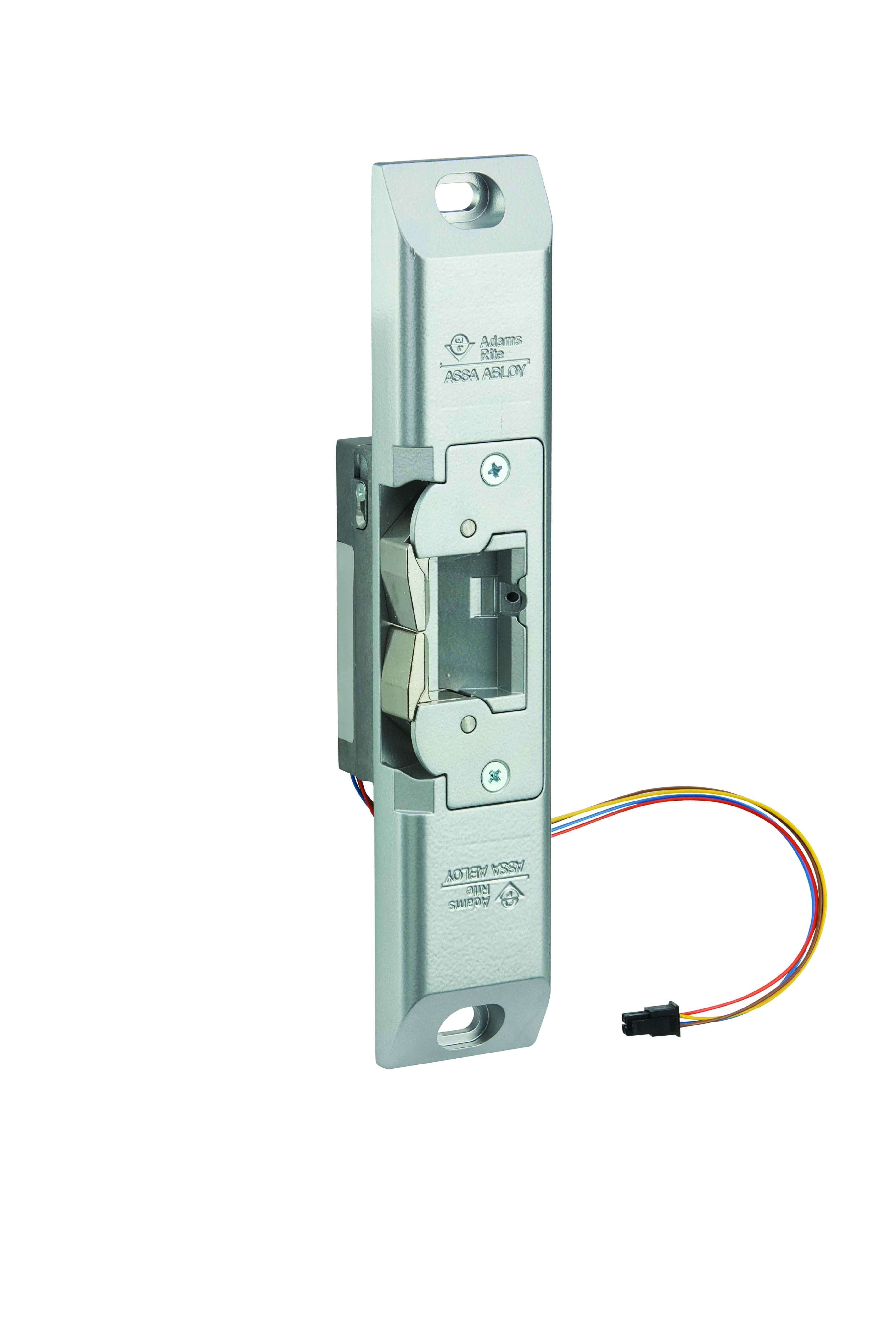 Adams Rite 74R1130 Ultraline Electric Strike for Rim Type Exit Device with 3/4" Latchbolt Satin Aluminum Finish Sparrow Supply