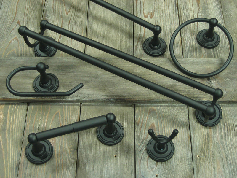 Rusticware 8203BLK Towel and Robe Hooks - Black Sparrow Supply