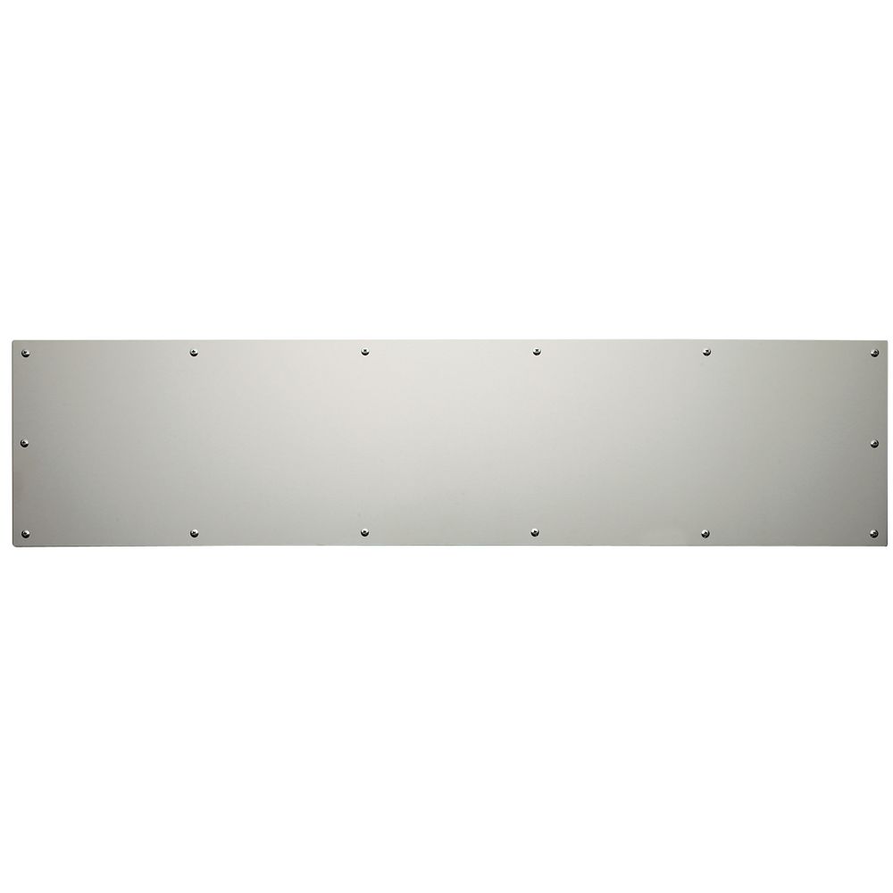 Ives Commercial 8400CLR834 8" x 34" Plastic Kick Plate Clear Finish Sparrow Supply