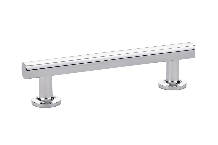 Emtek 86454US26 Freestone Cabinet Pull with 4" Center to Center Polished Chrome Finish Sparrow Supply