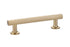 Emtek 86454US4 Freestone Cabinet Pull with 4" Center to Center Satin Brass Finish Sparrow Supply