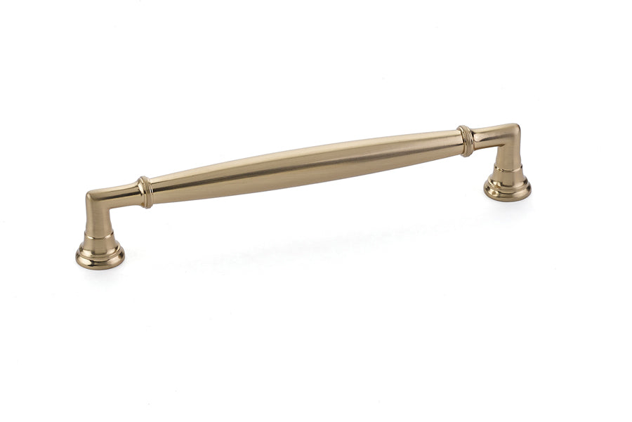 Emtek 86477US4 Westwood Cabinet Pull with 6" Center to Center Satin Brass Finish Sparrow Supply