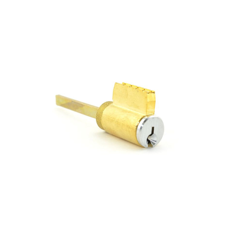 Falcon A23160626 T Series Cylinder for Schlage C Keyway 0 Bitted Satin Chrome Finish Sparrow Supply