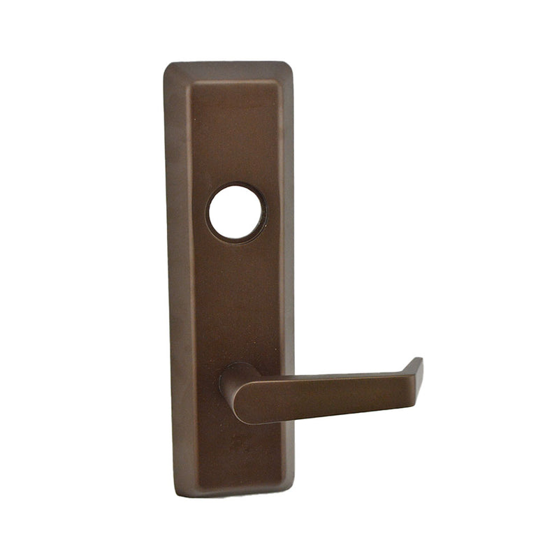 ASSA Abloy Accentra AU626F613ERHR Right Hand Reverse Augusta Lever Classroom Escutcheon Cylinder Exit Device Trim US10BE (613E) Oil Rubbed Bronze Finish Sparrow Supply