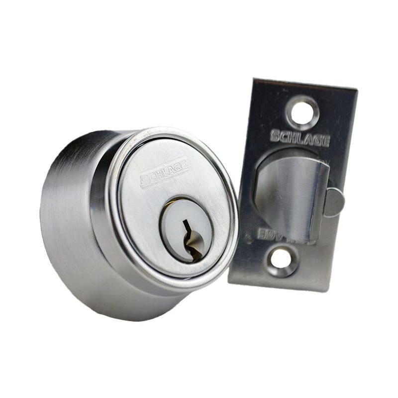Schlage Commercial B252P Commercial Deadbolts - Satin Chrome Sparrow Supply