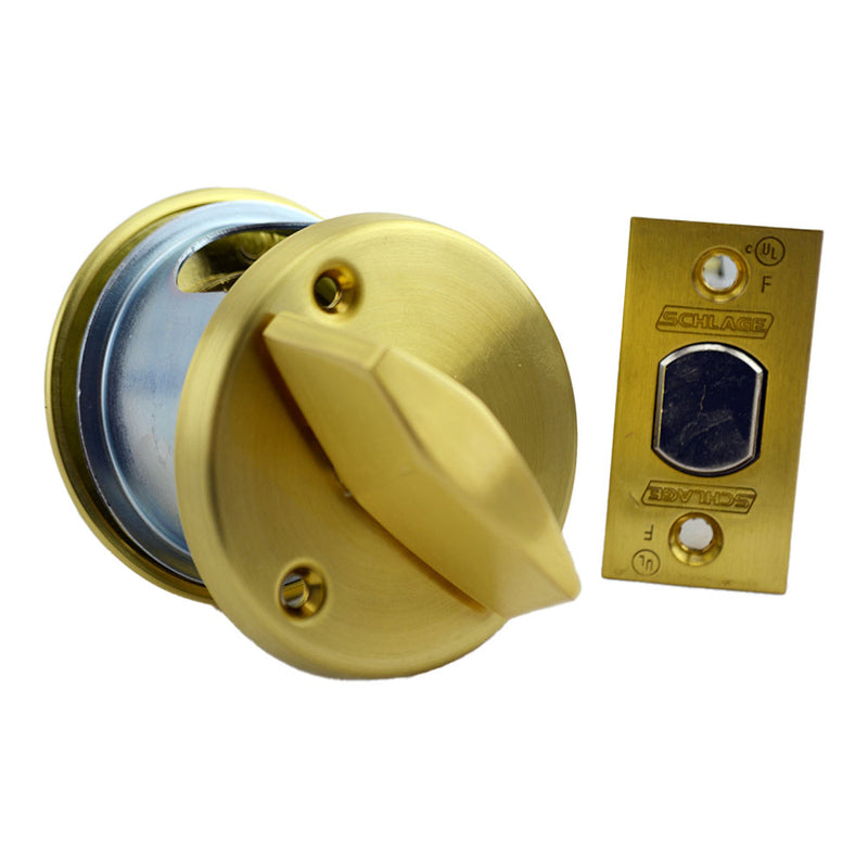 Schlage Commercial B660P Commercial Deadbolts - Satin Brass Sparrow Supply