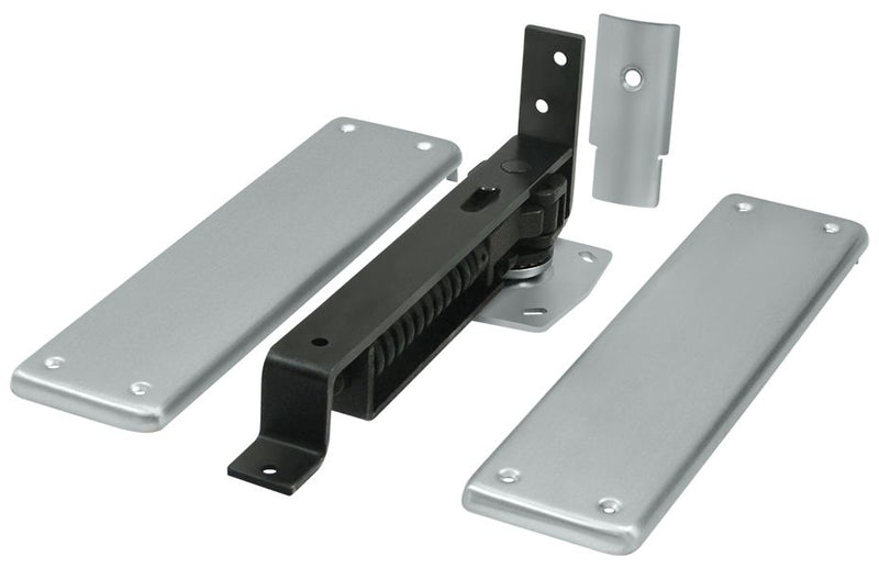 Deltana DASH95U Spring Hinges - Satin Chrome Sparrow Supply