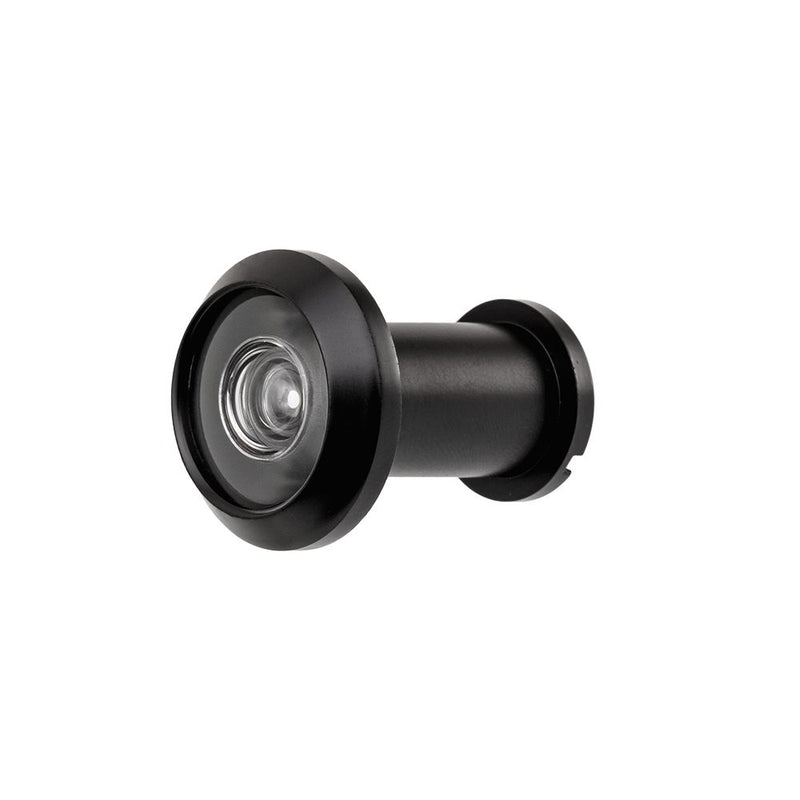 Pamex DD01181BL 180 Degree Door Viewer for 1" to 1-2/3" Matte Black Finish Sparrow Supply