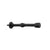 Pamex DD0230BL 3" Spring Door Stop Matte Black Finish Sparrow Supply