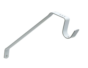 Pamex DD0631WC Single Leaf Shelf and Rod Support Bracket White Finish Sparrow Supply