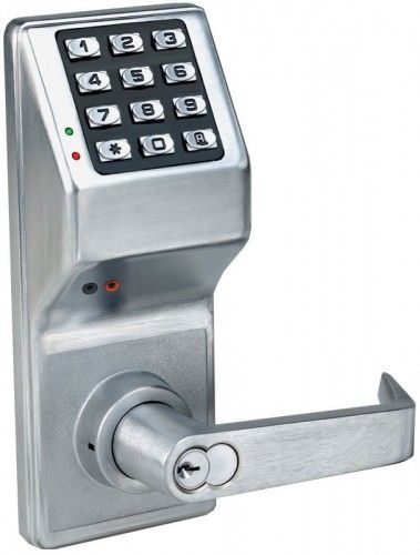 Alarm Lock DL4100IC26D Digital Lock with Interchangeable Core Satin Chrome Finish Sparrow Supply
