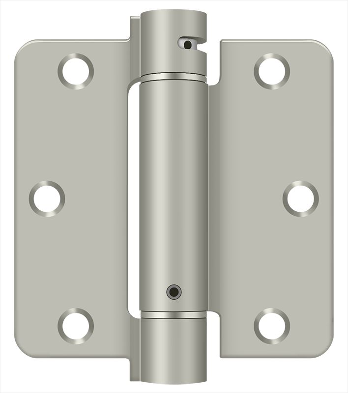 Deltana DSH35R41 Spring Hinges - Satin Nickel Sparrow Supply