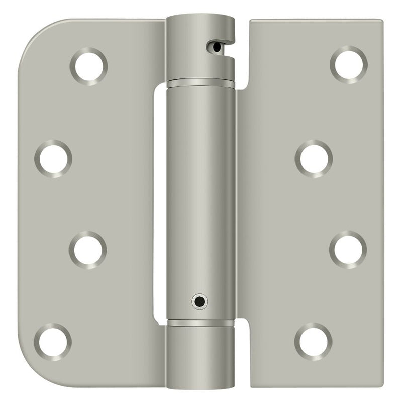 Deltana DSH4SR51 Spring Hinges - Satin Nickel Sparrow Supply