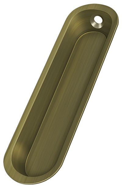 Deltana FP828 Flush Pulls - Antique Brass Sparrow Supply