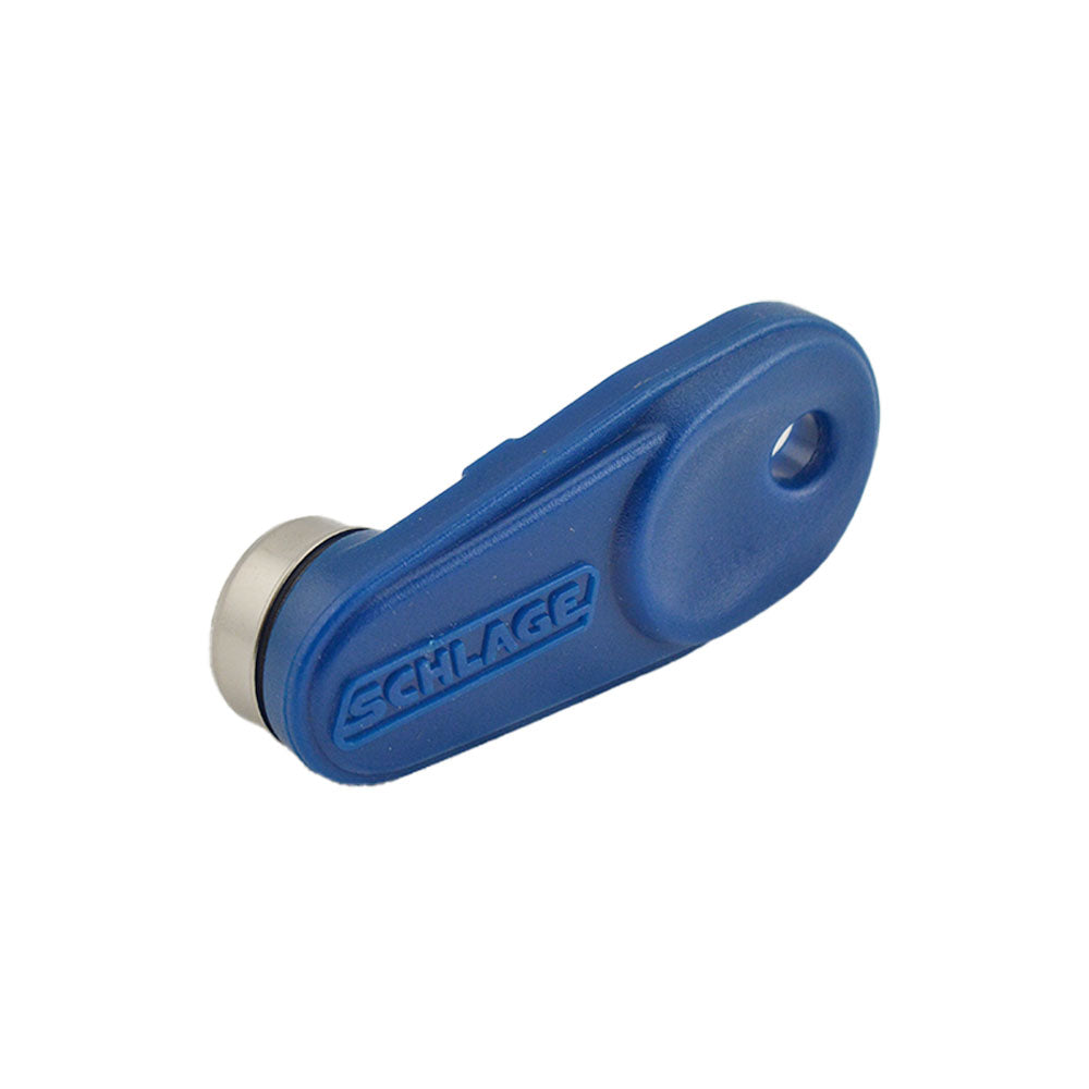Schlage Electronic IBF120FC101 Combo Keyfob with 125kHz Proximity and iButton Facility Code 101 26 Bit Blue Finish - Card Trax CT6A8489 Sparrow Supply