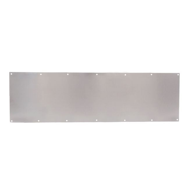 Trimco K00506301034B4E 10" x 34" Kick Plate with Four Beveled Edges Satin Stainless Steel Finish Sparrow Supply