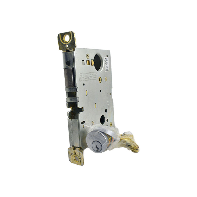 Schlage Commercial L9460P626 Cylinder by Thumbturn Mortise Deadbolt C Keyway Satin Chrome Finish Sparrow Supply
