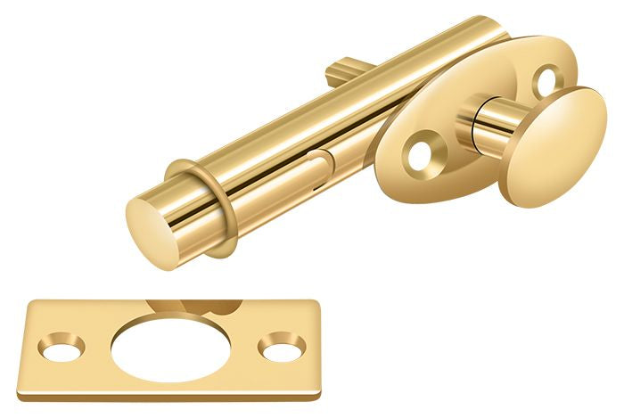 Deltana MB175CR003 Mortise Bolt; Lifetime Brass Finish Sparrow Supply