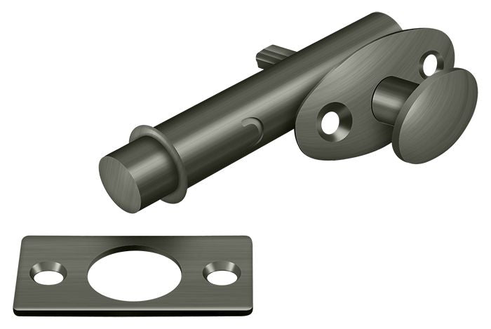 Deltana MB175U15A Mortise Bolt; Antique Nickel Finish Sparrow Supply