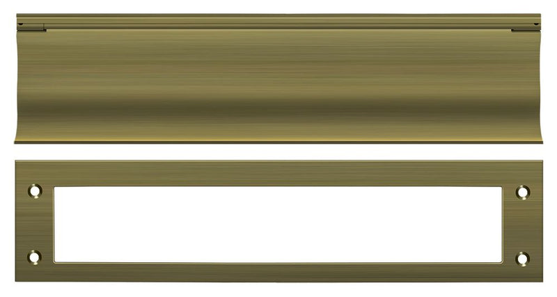 Deltana MS0030 Mail Slots - Antique Brass Sparrow Supply