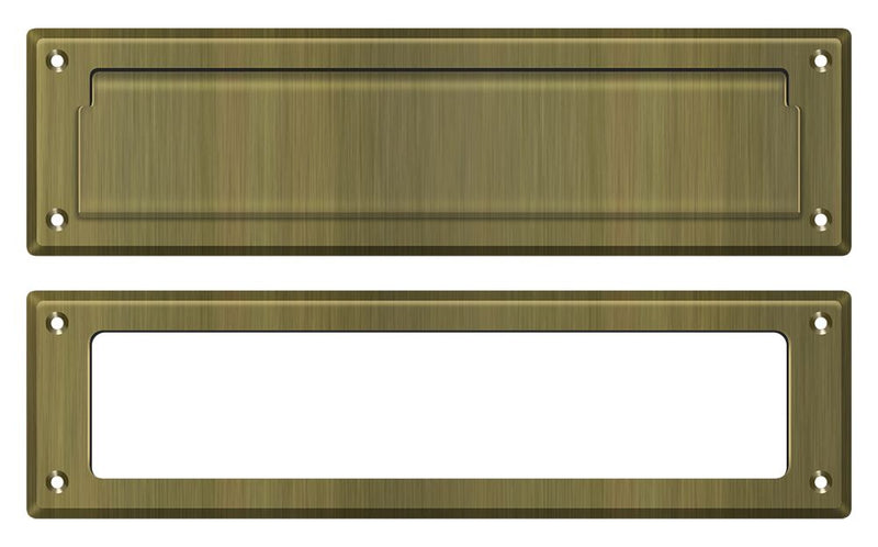 Deltana MS211 Mail Slots - Antique Brass Sparrow Supply