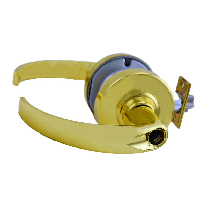 Schlage Commercial ND80LSPA605 ND Series Storeroom Less Cylinder Sparta with 13-247 Latch 10-025 Strike Bright Brass Finish Sparrow Supply