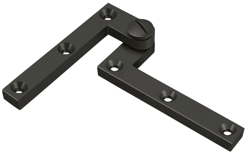 Deltana PH60U10B Pivot Hinges - Oil Rubbed Bronze Sparrow Supply