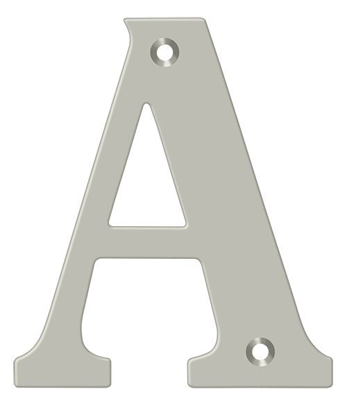 Deltana RL4A-15 House Numbers - Satin Nickel Sparrow Supply