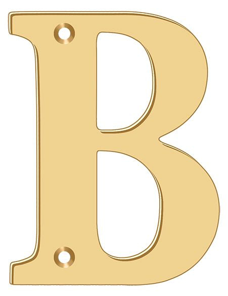 Deltana RL4B-CR0 House Numbers - Brass Sparrow Supply