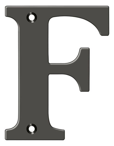 Deltana RL4F-10B House Numbers - Oil Rubbed Bronze Sparrow Supply