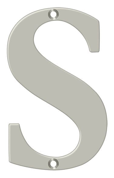 Deltana RL4S-15 House Numbers - Satin Nickel Sparrow Supply