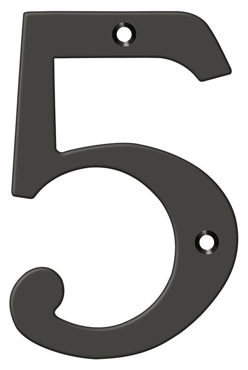 Deltana RN6-5U10 House Numbers - Oil Rubbed Bronze Sparrow Supply