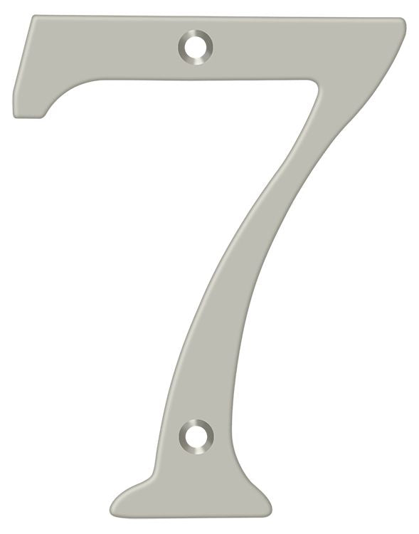 Deltana RN6-7U15 House Numbers - Satin Nickel Sparrow Supply