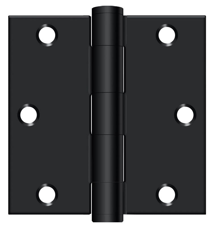 Deltana S35HD1B Full Mortise Hinges - Black Sparrow Supply