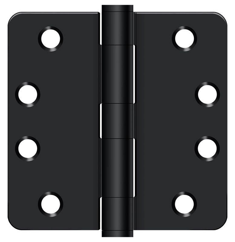 Deltana S44R4HD1 Full Mortise Hinges - Black Sparrow Supply