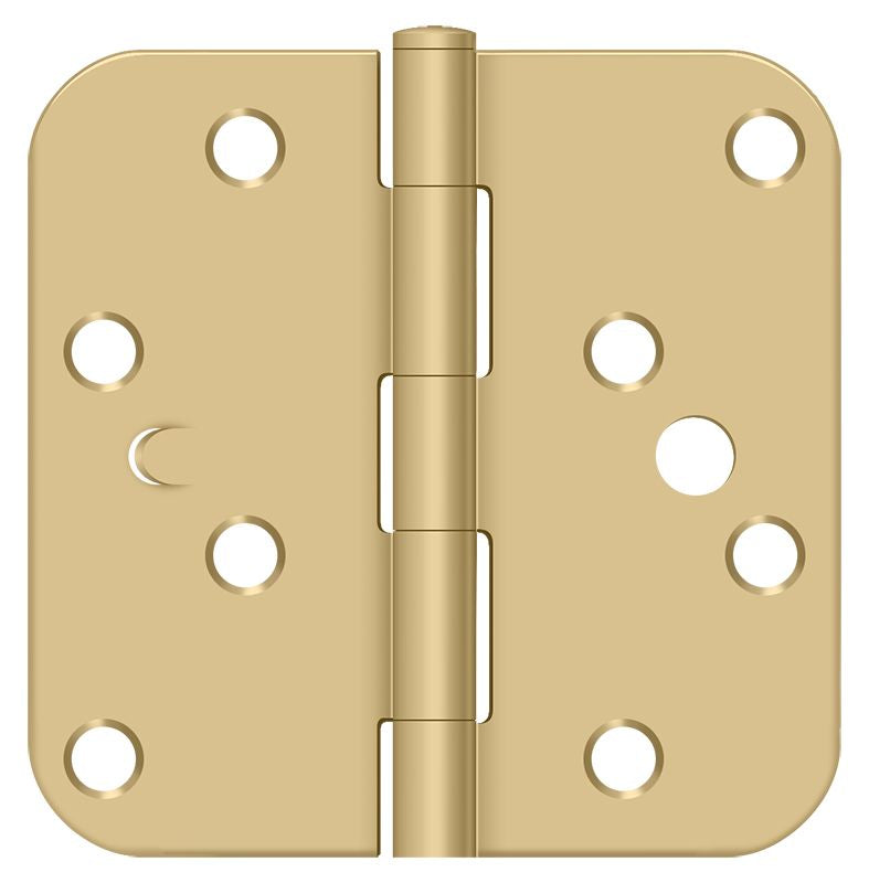 Deltana S44R54BM Full Mortise Hinges - Satin Brass Sparrow Supply