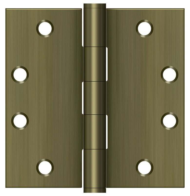 Deltana S45U5 Full Mortise Hinges - Antique Brass Sparrow Supply