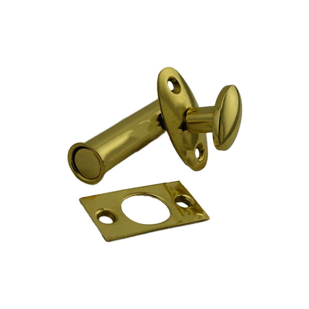 Ives Commercial S48B3 Solid Brass Mortise Bolt Bright Brass Finish Sparrow Supply