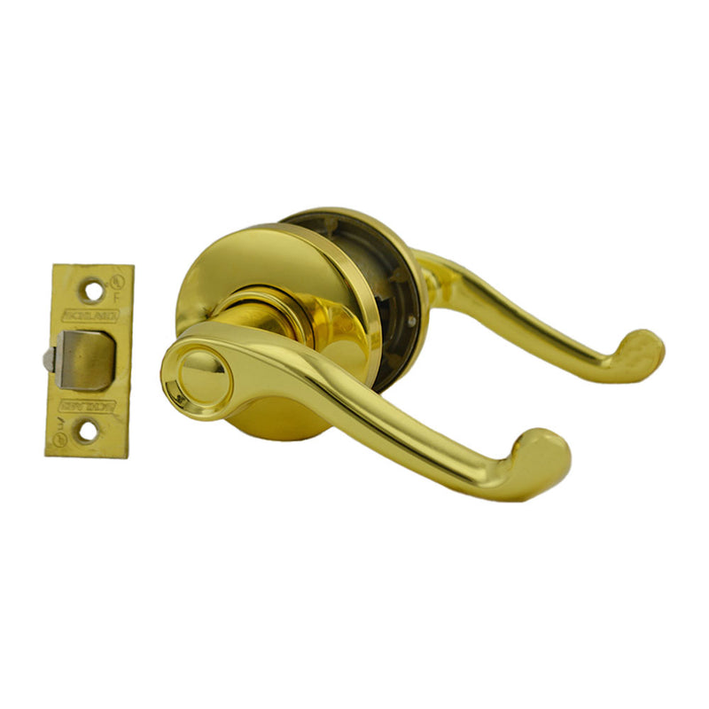 Schlage Commercial S80PFLA Tubular Locksets - Polished Brass Sparrow Supply