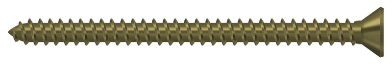 Deltana SCWS925U5 Wood Screw; Steel; #9 x 2-1/2"; Antique Brass Finish Sparrow Supply
