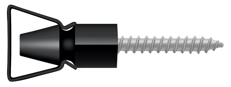 Deltana SDH101U19 Shutter Door Holder; 1-1/4"; Black Finish Sparrow Supply